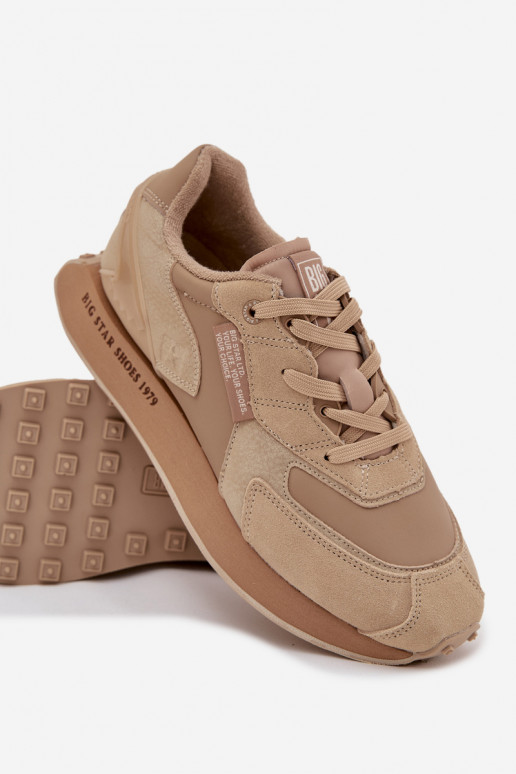    modelio batai  Big Star OO174298 Hi-Poly System smėlio spalvos