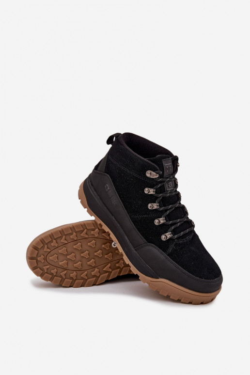 iš zomšos žygio batai  Big Star SS174265 Juodos spalvos