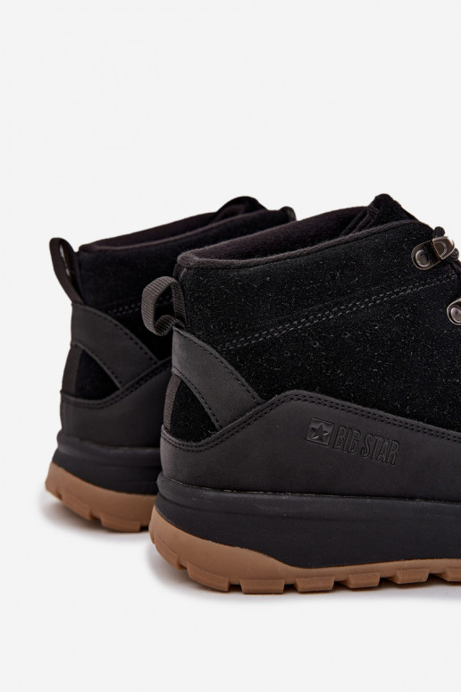 iš zomšos žygio batai  Big Star SS174265 Juodos spalvos