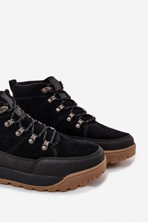 iš zomšos žygio batai  Big Star SS174265 Juodos spalvos