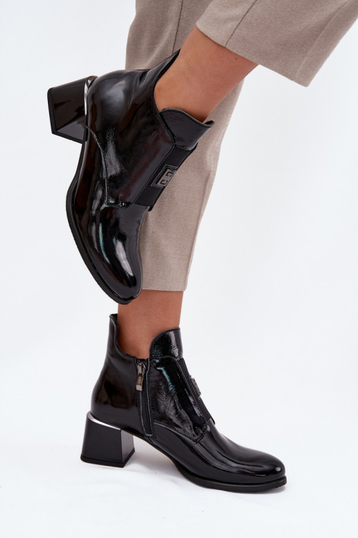   su lako efektu Aulinukai   Detalem pašiltinti Zazoo 60560 Juodos spalvos