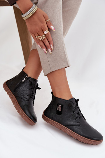 batai Barefoot   Detalem Zazoo 30072 Juodos spalvos