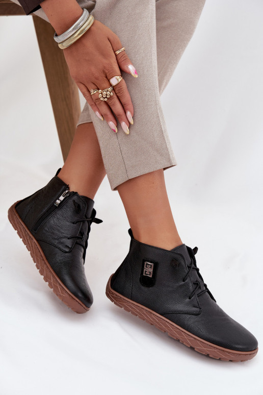 batai Barefoot   Detalem Zazoo 30072 Juodos spalvos   batai Barefoot   Detalem Zazoo 30072 Juodos spalvos