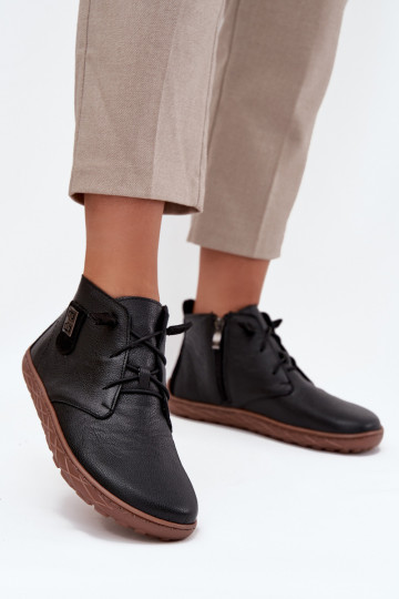 batai Barefoot   Detalem Zazoo 30072 Juodos spalvos 2