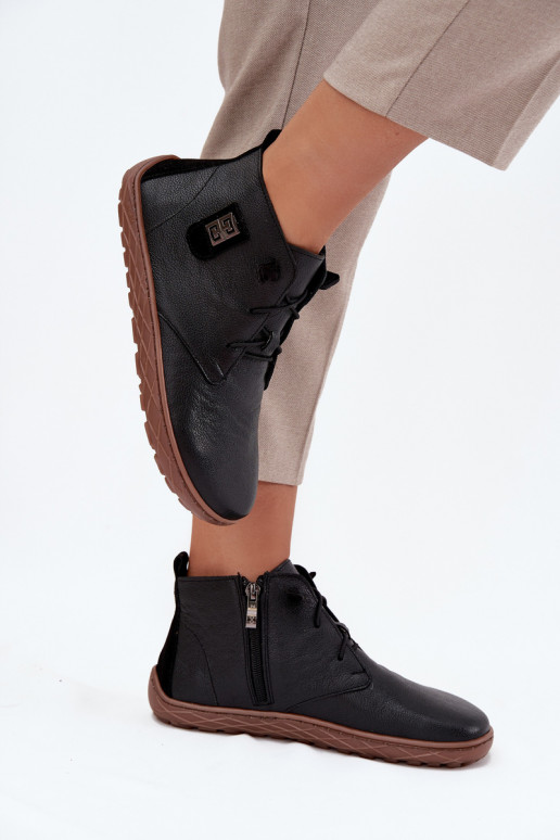 batai Barefoot   Detalem Zazoo 30072 Juodos spalvos   batai Barefoot   Detalem Zazoo 30072 Juodos spalvos