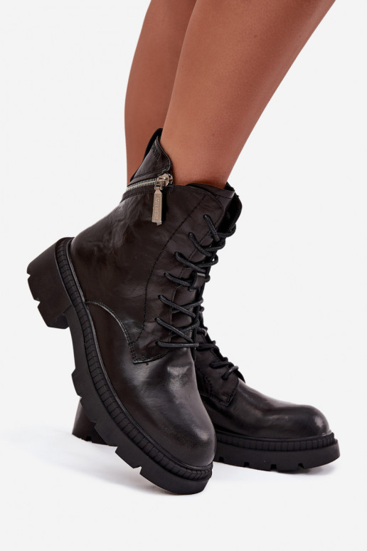 Aulinukai auliniai batai  pašiltinti Big Star SS274452 Juodos spalvos