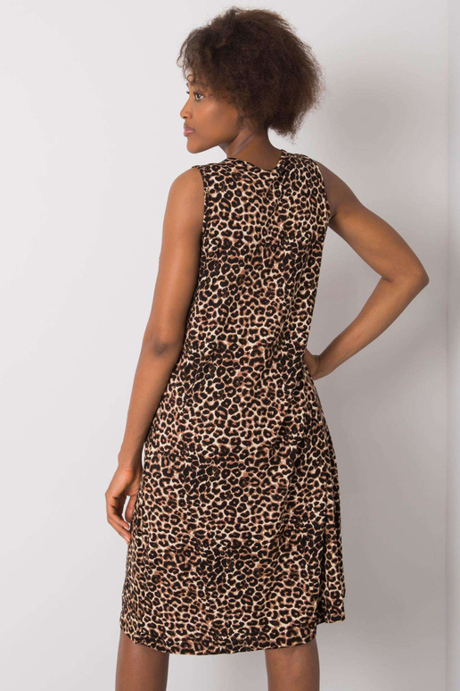 Suknelė - juodai smėlinė