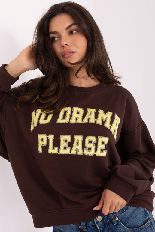 Džemperis - tamsiai rudas