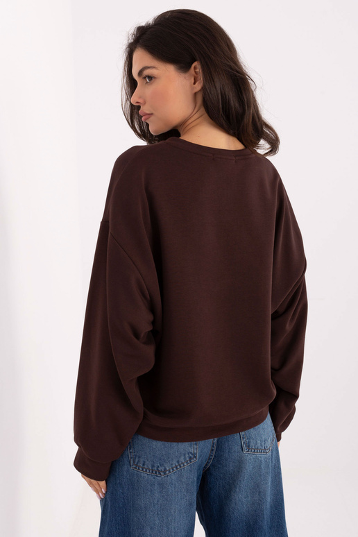 Džemperis - tamsiai rudas