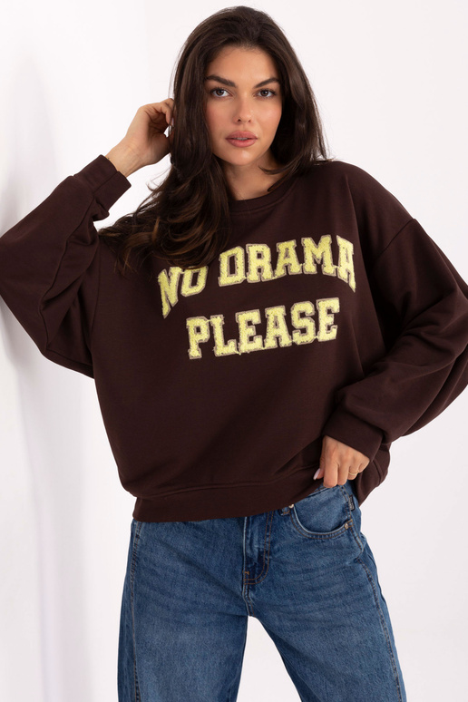 Džemperis - tamsiai rudas