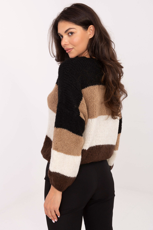 Megztinis - juodai rudas