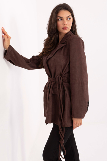 Tamsiai rudas paltas 2