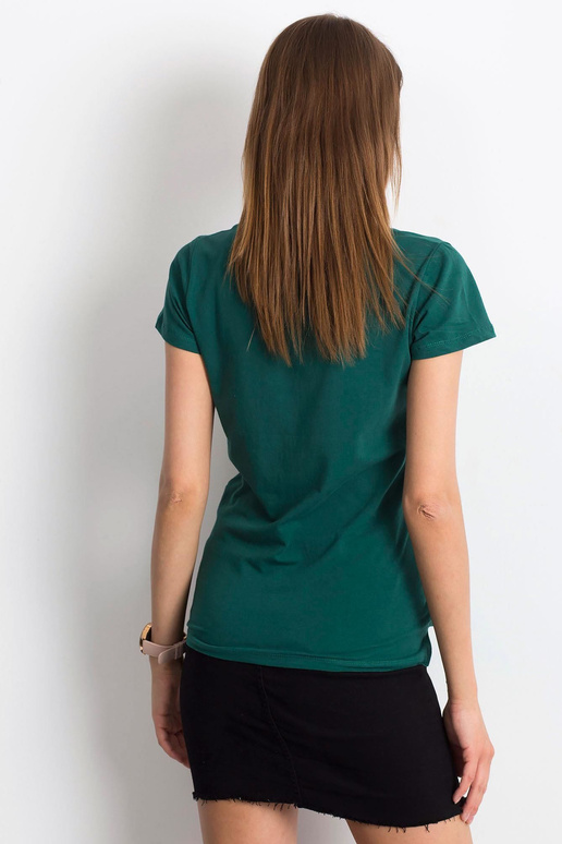Tamsiai žalias marškinėliai