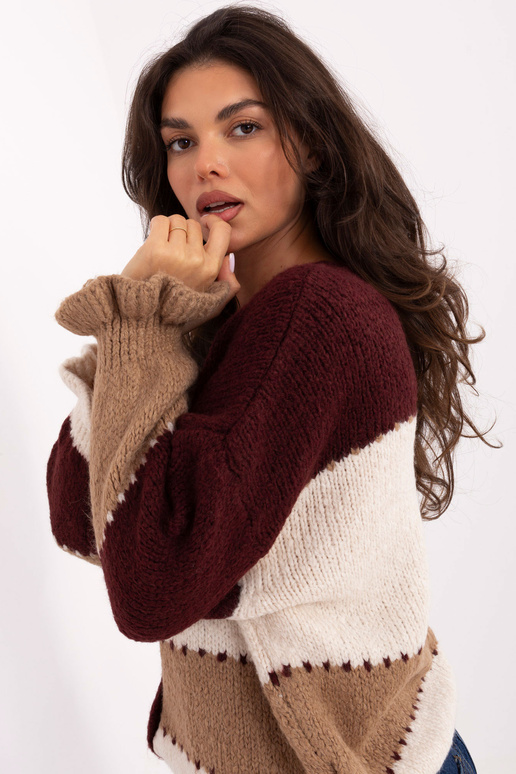 Burgundinis megztinis