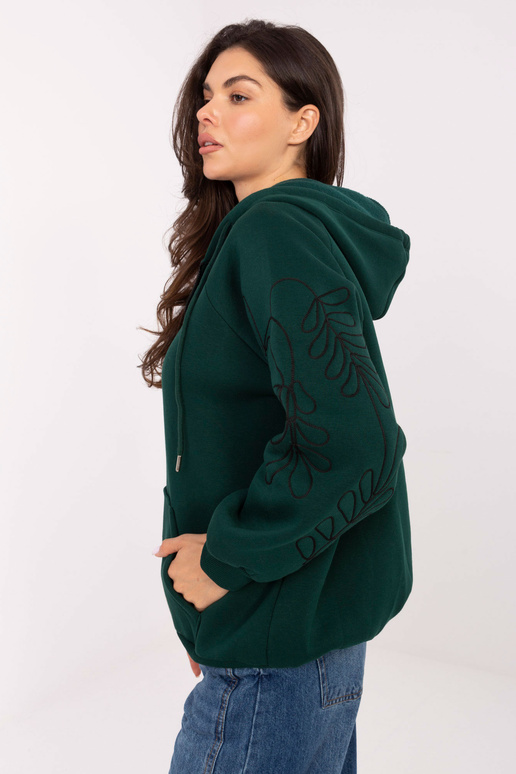 Tamsiai žalias džemperis