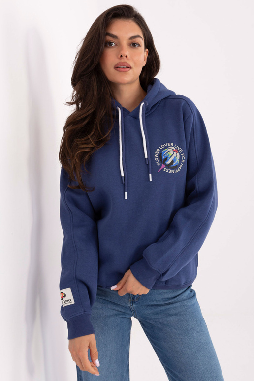 Tamsiai mėlynas džemperis