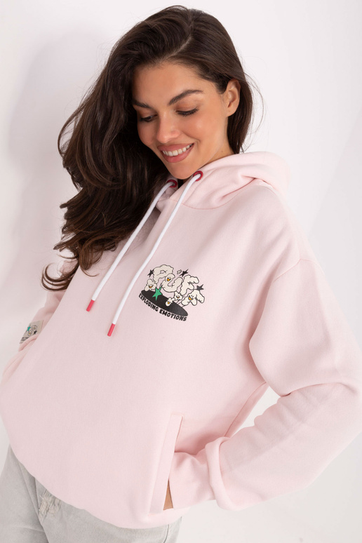 Šviesiai rožinis džemperis