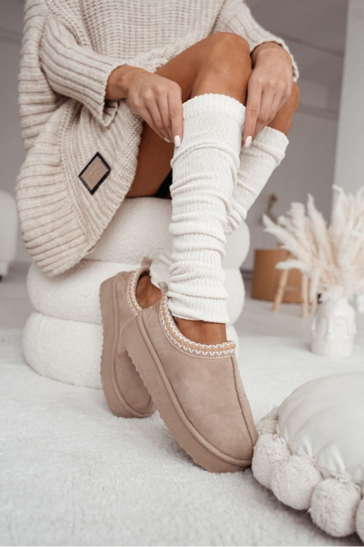 Pašiltinimase BawełnianePrążek dramblio kaulo spalvos