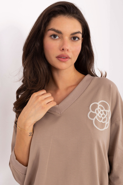 Tamsiai smėlinės spalvos palaidinė