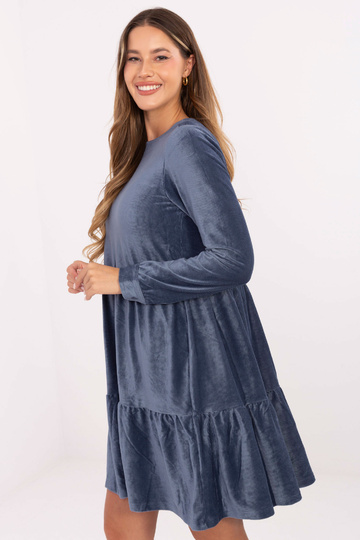 Tamsiai mėlyna suknelė