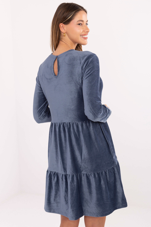 Tamsiai mėlyna suknelė