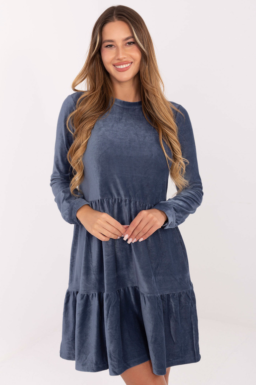 Tamsiai mėlyna suknelė