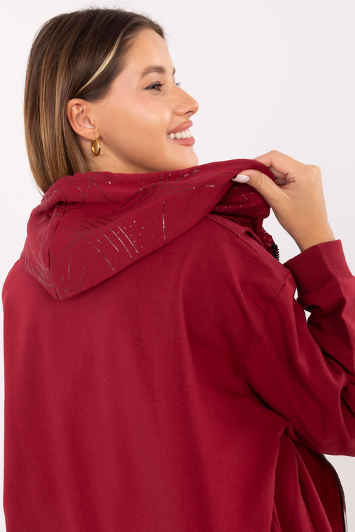 Komplektas bordo spalvos