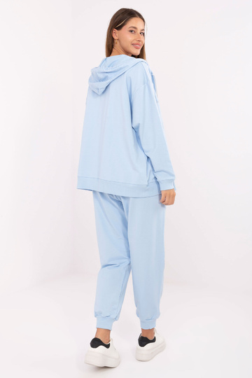 Komplektas šviesiai mėlynos...