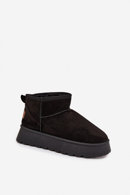 sniego batai  su platforma Juodos spalvos Celyra