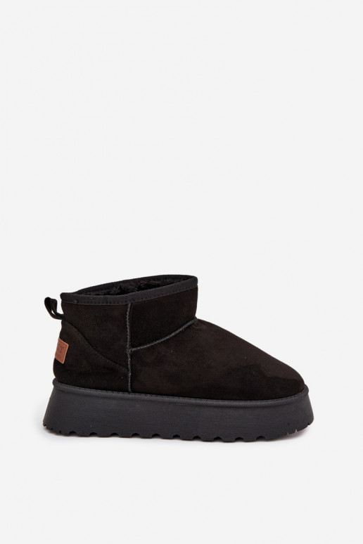 sniego batai  su platforma Juodos spalvos Celyra