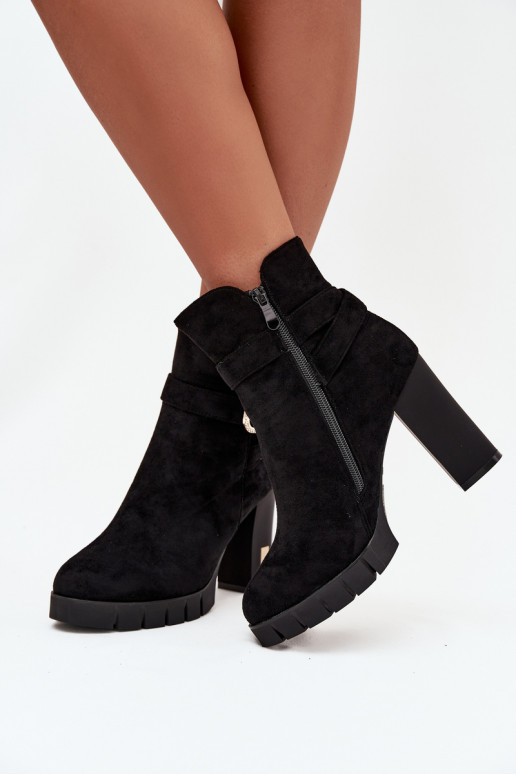 pašiltinti Moteriški aulinukai su sagtimis Juodos spalvos Nolivira pašiltinti Moteriški aulinukai su sagtimis Juodos spalvos Nolivira