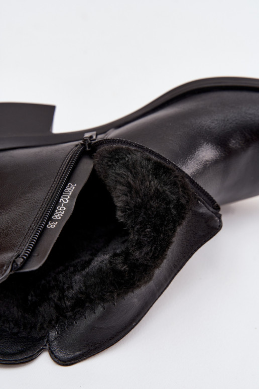 pašiltinti Moteriški aulinukai  Juodos spalvos Delmira