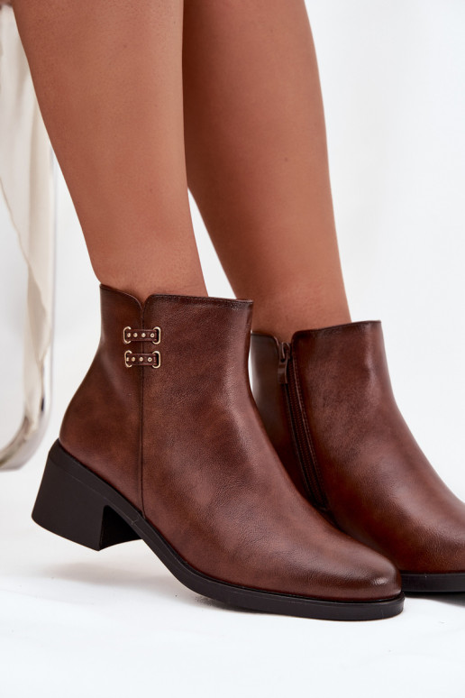 pašiltinti Moteriški aulinukai  rudos spalvos Delmira pašiltinti Moteriški aulinukai  rudos spalvos Delmira