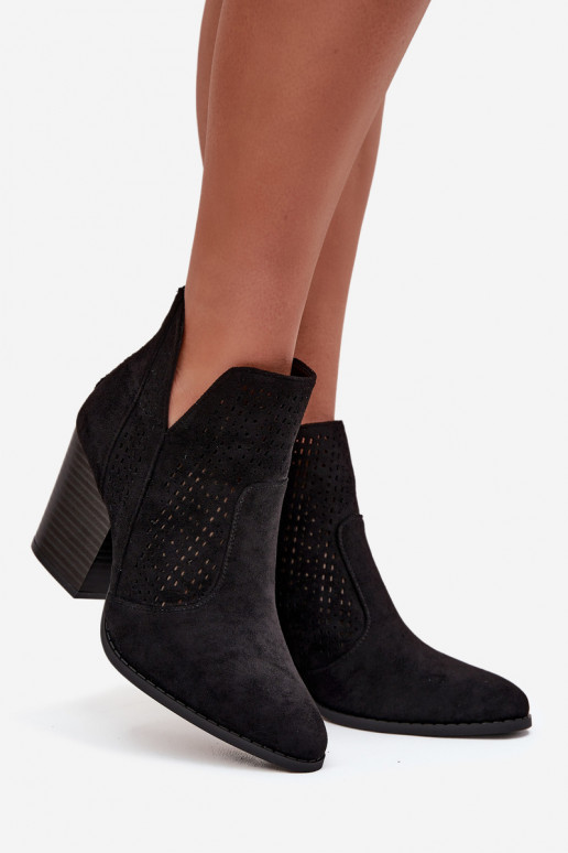 su aužūro elementais Moteriški aulinukai S.Barski HY51-060 Juodos spalvos su aužūro elementais Moteriški aulinukai S.Barski HY51-060 Juodos spalvos