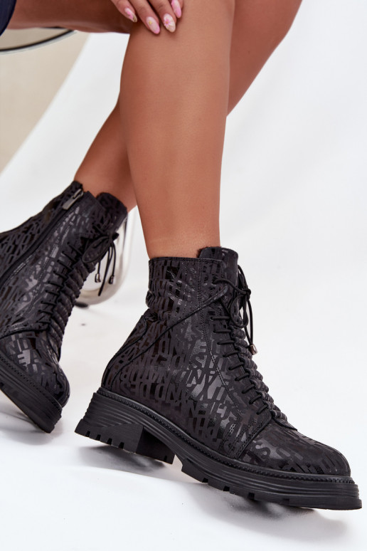 Aulinukai auliniai batai  pašiltinti  Artiker 57C2257 Juodos spalvos