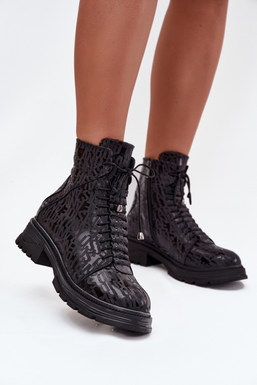 Aulinukai auliniai batai  pašiltinti  Artiker 57C2257 Juodos spalvos