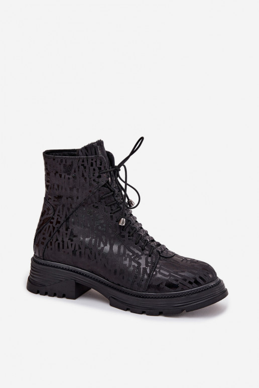 Aulinukai auliniai batai  pašiltinti  Artiker 57C2257 Juodos spalvos