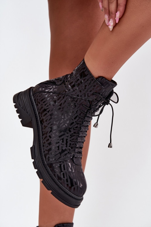 Aulinukai auliniai batai  pašiltinti  Artiker 57C2257 Juodos spalvos