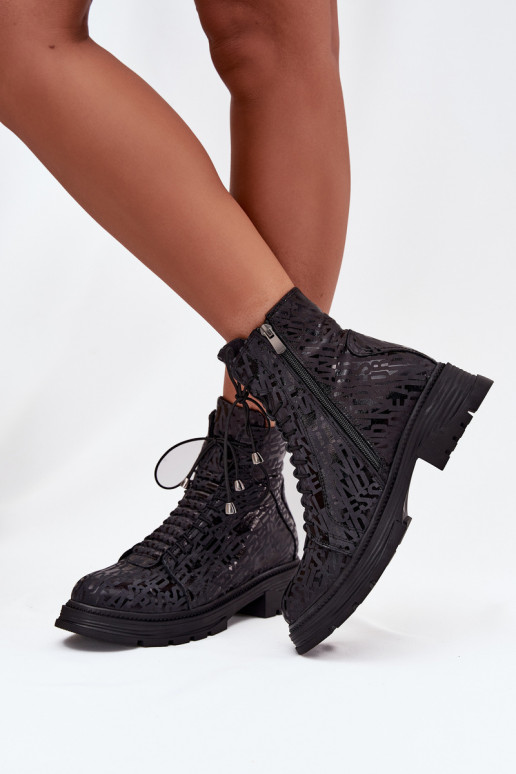 Aulinukai auliniai batai  pašiltinti  Artiker 57C2257 Juodos spalvos