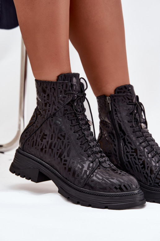 Aulinukai auliniai batai  pašiltinti  Artiker 57C2257 Juodos spalvos