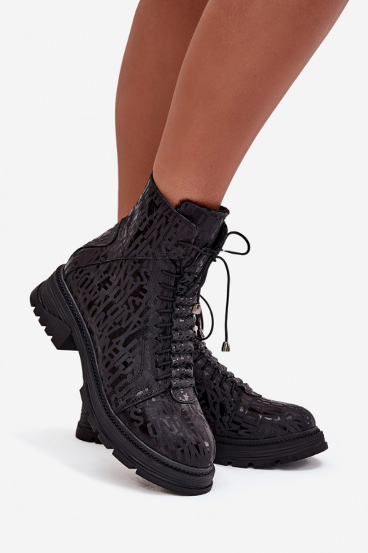 Aulinukai auliniai batai  pašiltinti  Artiker 57C2257 Juodos spalvos