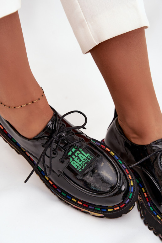 su lako efektu   batai  Artiker 57C0172 Juodos spalvos