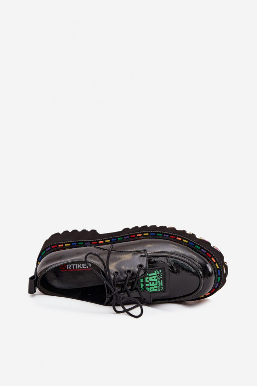 su lako efektu   batai  Artiker 57C0172 Juodos spalvos