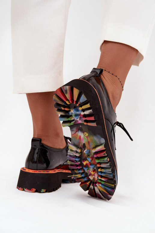   batai  su lako efektu Artiker 57C0176 Juodos spalvos