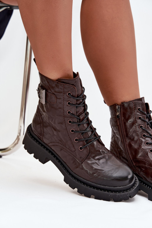 Aulinukai   Marszczenia I su sagtimis Artiker 57C1007 Czekoladowe