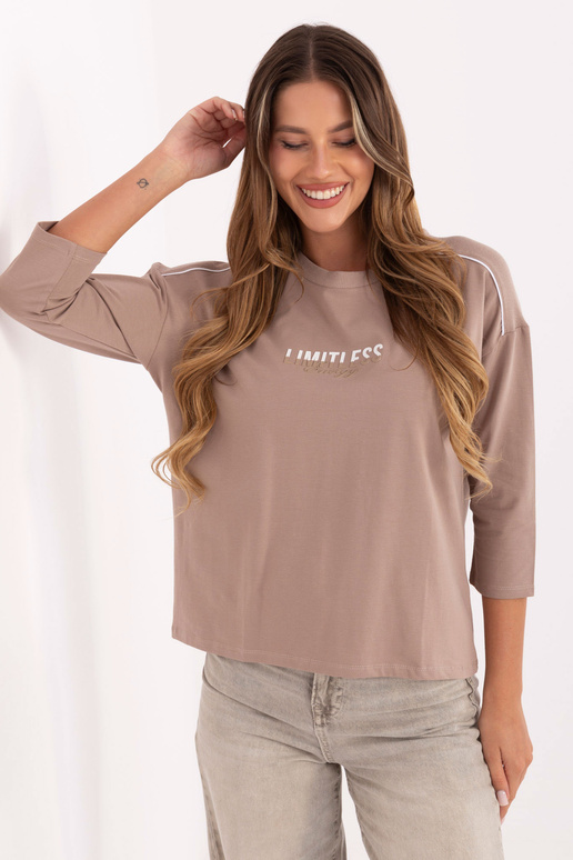 Tamsiai smėlinė palaidinė