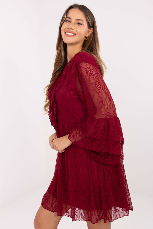 Suknelė burgundiškos spalvos