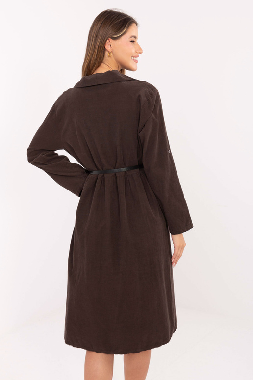 Tamsiai ruda suknelė