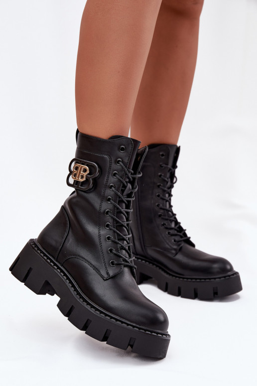 Pašiltinti aulinukai ir nokerai moteriški su ornamentais juodos spalvos Melisse Pašiltinti aulinukai ir nokerai moteriški su ornamentais juodos spalvos Melisse