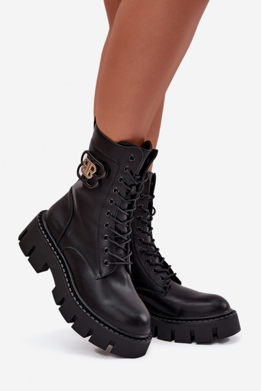 Pašiltinti aulinukai ir nokerai moteriški su ornamentais juodos spalvos Melisse Pašiltinti aulinukai ir nokerai moteriški su ornamentais juodos spalvos Melisse